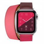 Wholesale Tour Leather Band Loop Strap Wristband Replacement for Apple Watch Series 7/6/SE/5/4/3/2/1 Sport - 40MM / 38MM (Hot Pink)